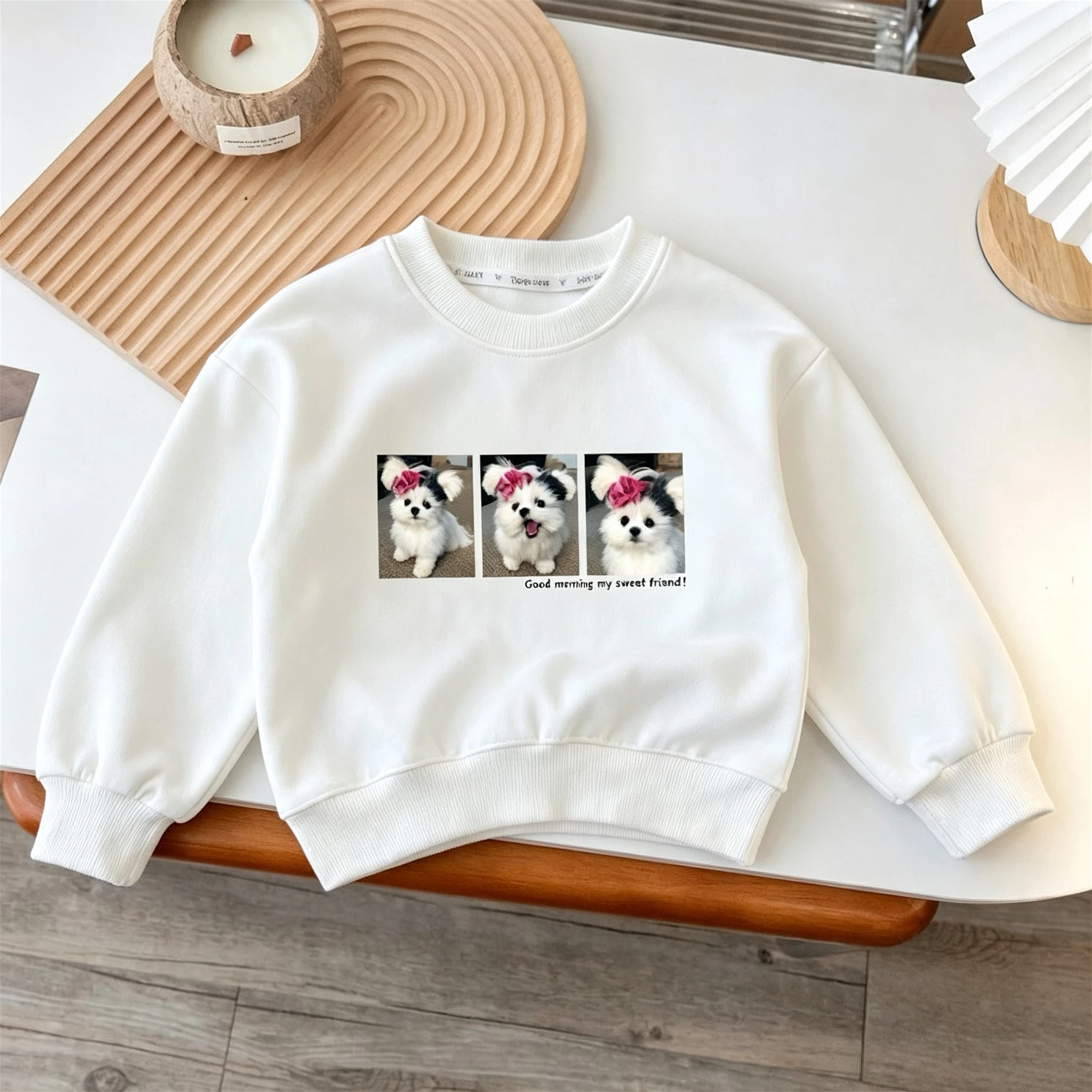 Animal Pattern Sweatshirts For Boys Clothes Autumn New Fashion Children's Wear Tops Long Sleeve O-neck Pullover Hoodie 0-6years