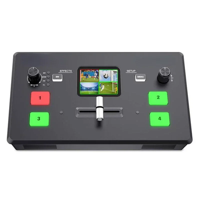 Hot SalesL1 V1 Multi Camera Video Mixer Switcher LCD Screen 4 HDMI Input USB3.0 Live Streaming