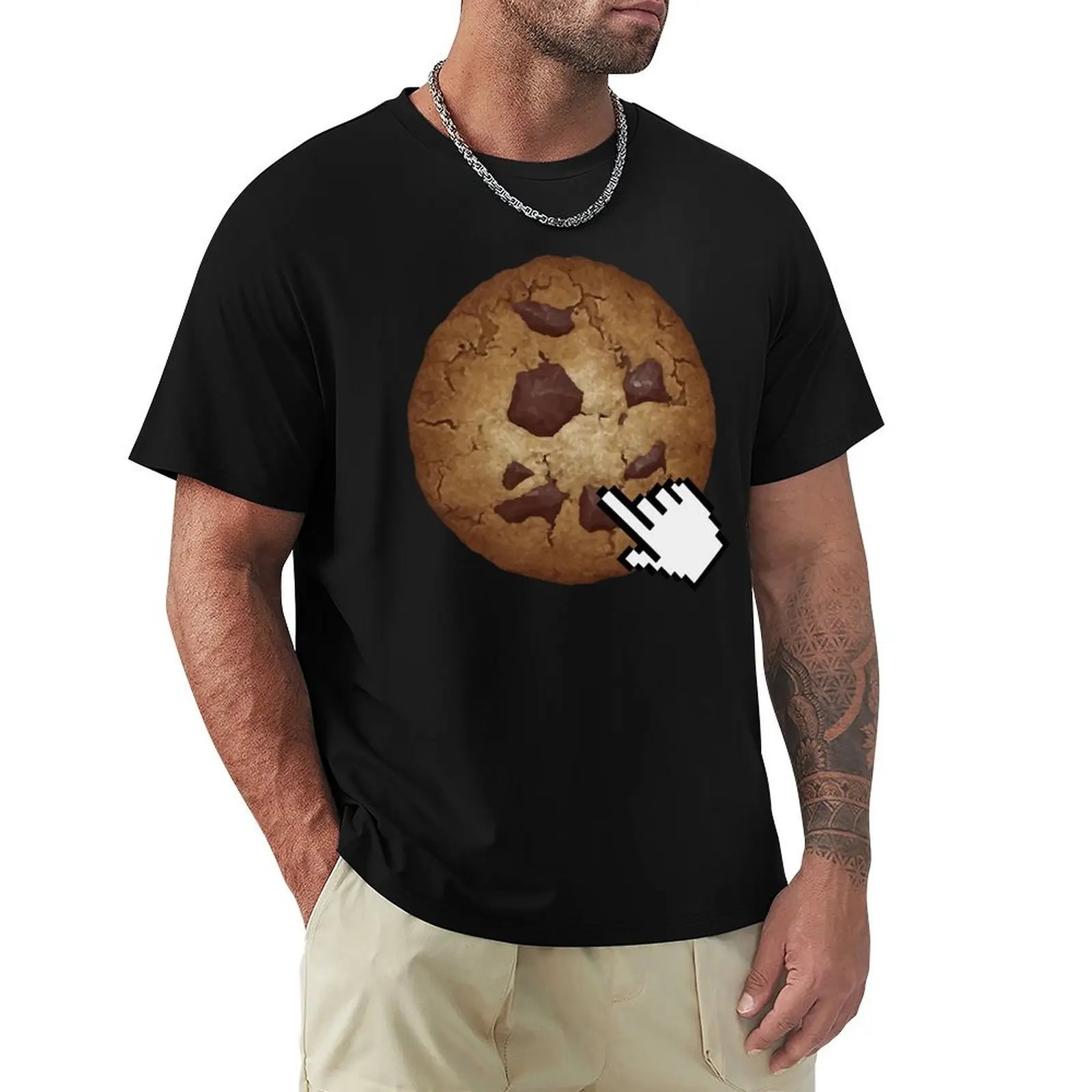 Cookie Clicker Cx T-Shirt t shirt man plain T-Shirt