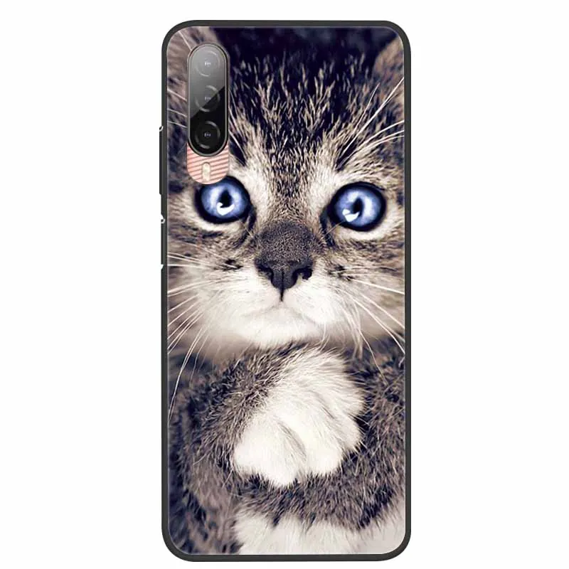 For HTC Desire 22 Pro Case Luxury Silicon TPU Soft Phone Cover for HTC Desire22 Pro Shockproof Shell Cute Cats Capa Desire 22Pro