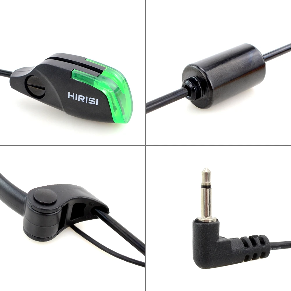 Hirisi B2011S Carp Fishing LED Swingers 4 Plastic Heads For Fishing Alarms Clear Bite Indicator Fishing Accessories Carp Anglers image 3
