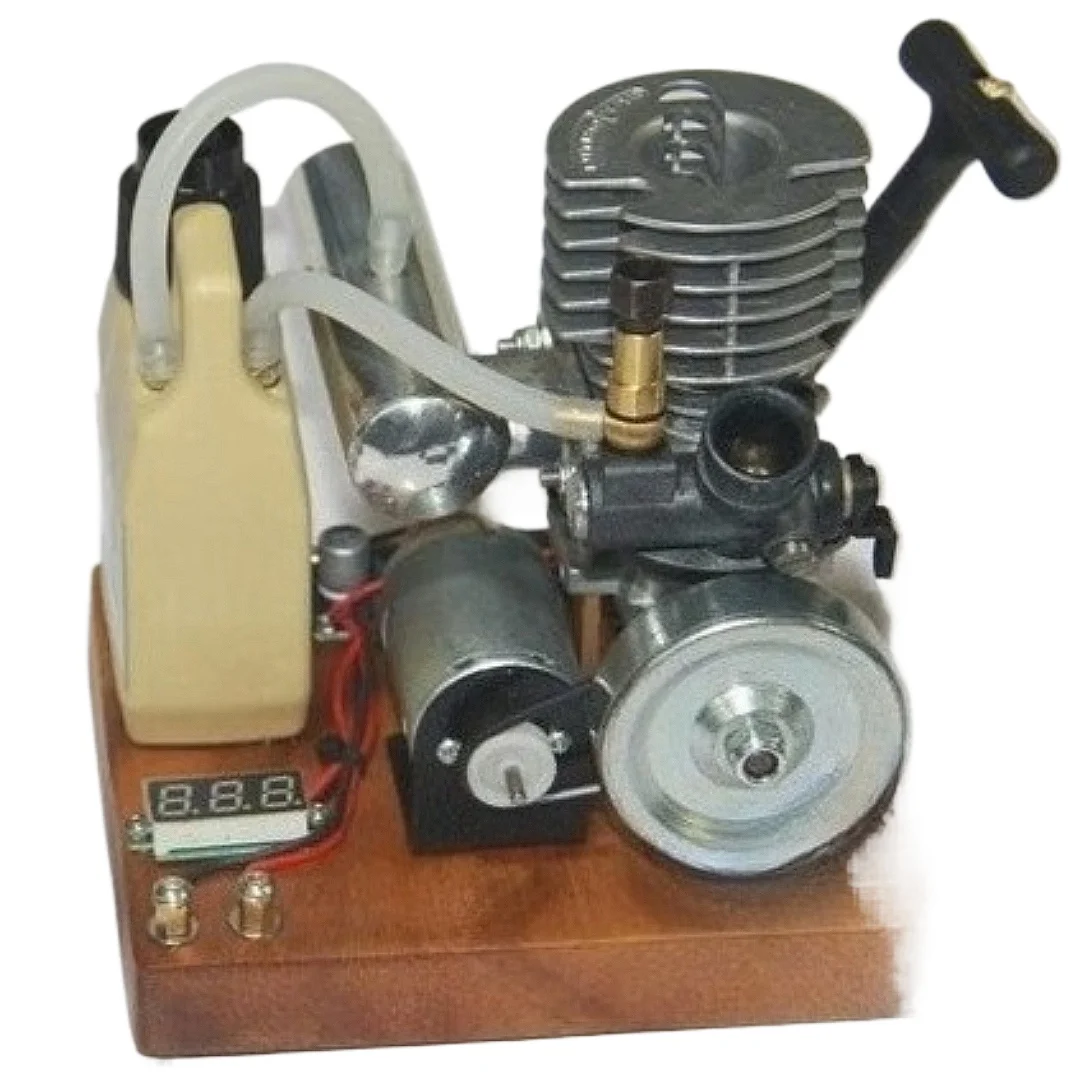 15 Stage Methanol Engine Converted Into Generator with Lighting Capabilities Experimental Teaching Aids Engine Ornament Gift