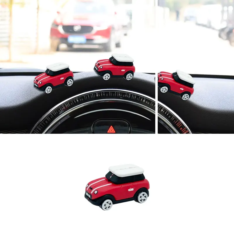 Creative Auto Model Ornaments Dashboard Navigation Screen Sticker Decor For Mini Cooper R55 R56 R60 R61 F54 F55 F56 F60