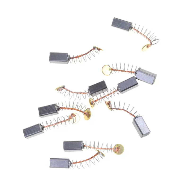 10pcs 13 x 8 x 5mm Power Tool Motor Carbon Brush Replacements