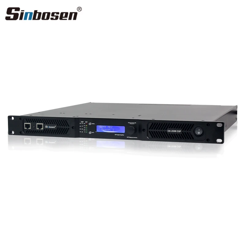 

D4-2000 Dsp Speaker Fir 1u Digital Dsp Power Amplifiers Dsp 4 Channel 2000w