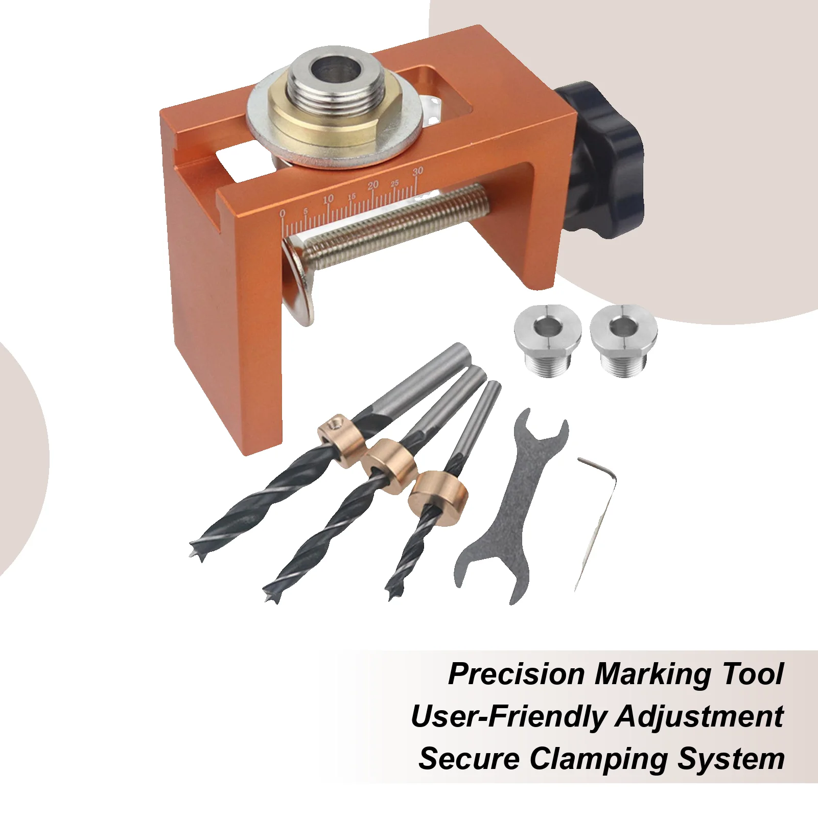 Pocket Screw Jig Kit Saw Tool Centering Clamp Guide Hole Drill Jig For Saw Woodworking Enthusiasts Professionals Carpentry