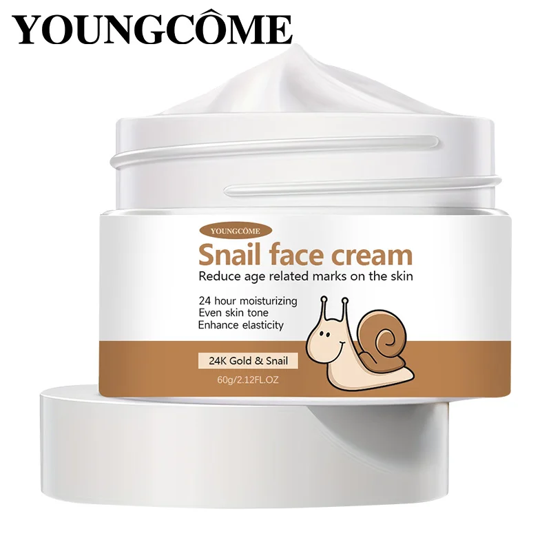 

YOUNGCOME Snail Essence Cream Collagen Anti Wrinkle Facial Skin Care Moisturizing Hyaluronic Acid Moisturizer Nourishing Whiten