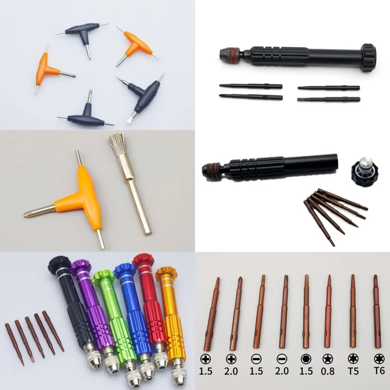 3in1 T-Handle Precision Screwdriver Repair Tool Multifunction Bits Home Appliance Phone Laptop Electronic Household Maintenance