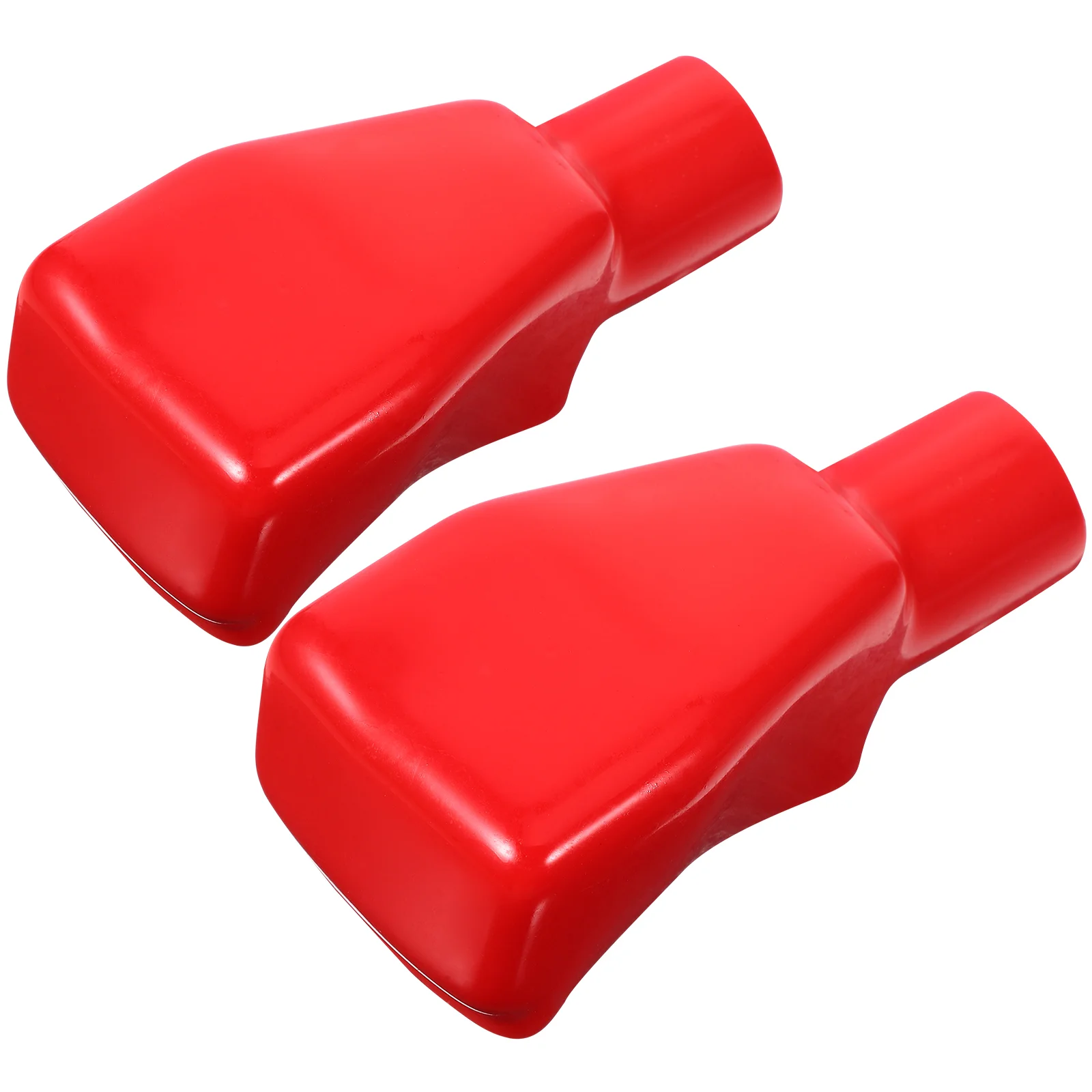 2 PCS Batteries Car Terminal Cover Protective Cap Covers Post Red Protector