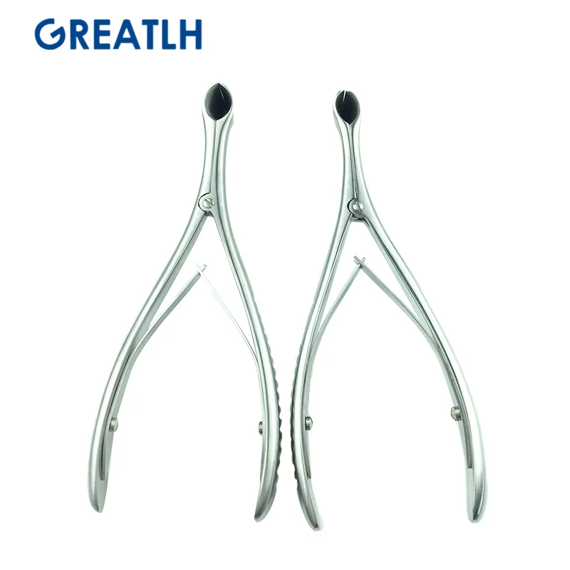 Stainless Steel Nasal Expander Medical Nasal Dilation Forceps Nasal Speculum Nose Mirror Nasal Endoscope