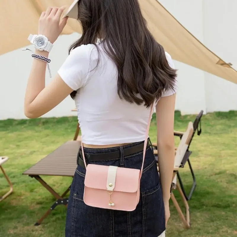 Fashion Small Square Bag Women Mini Crossbody Shoulder Bag Ladies Hand Purse Girls Portable Handbag For Summer Daily Travel