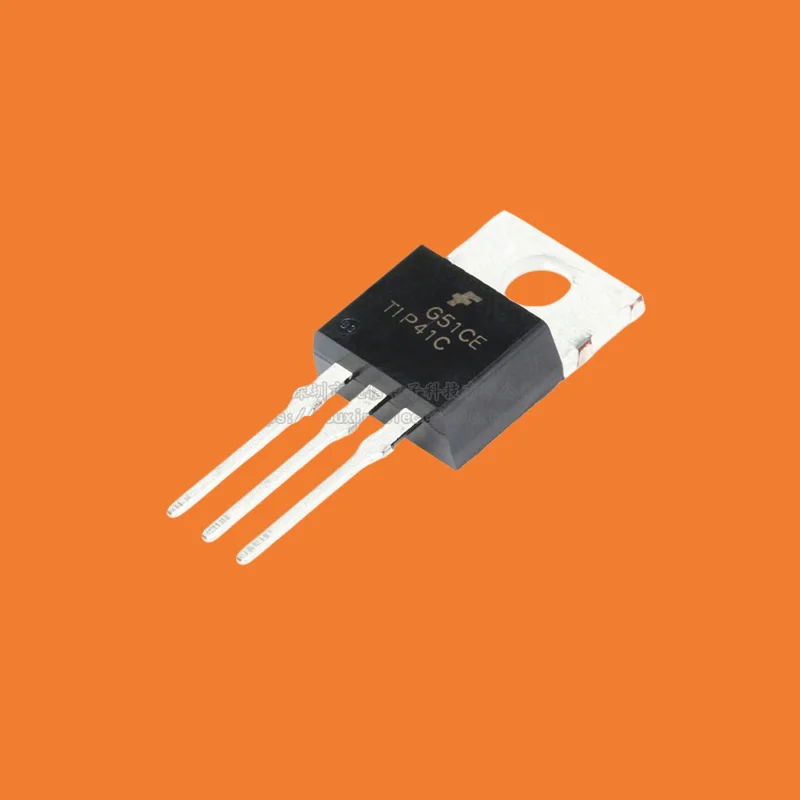 10pcs/Original genuine TIP41CTU TO-220 NPN transistor 100V 6A direct insertion transistor