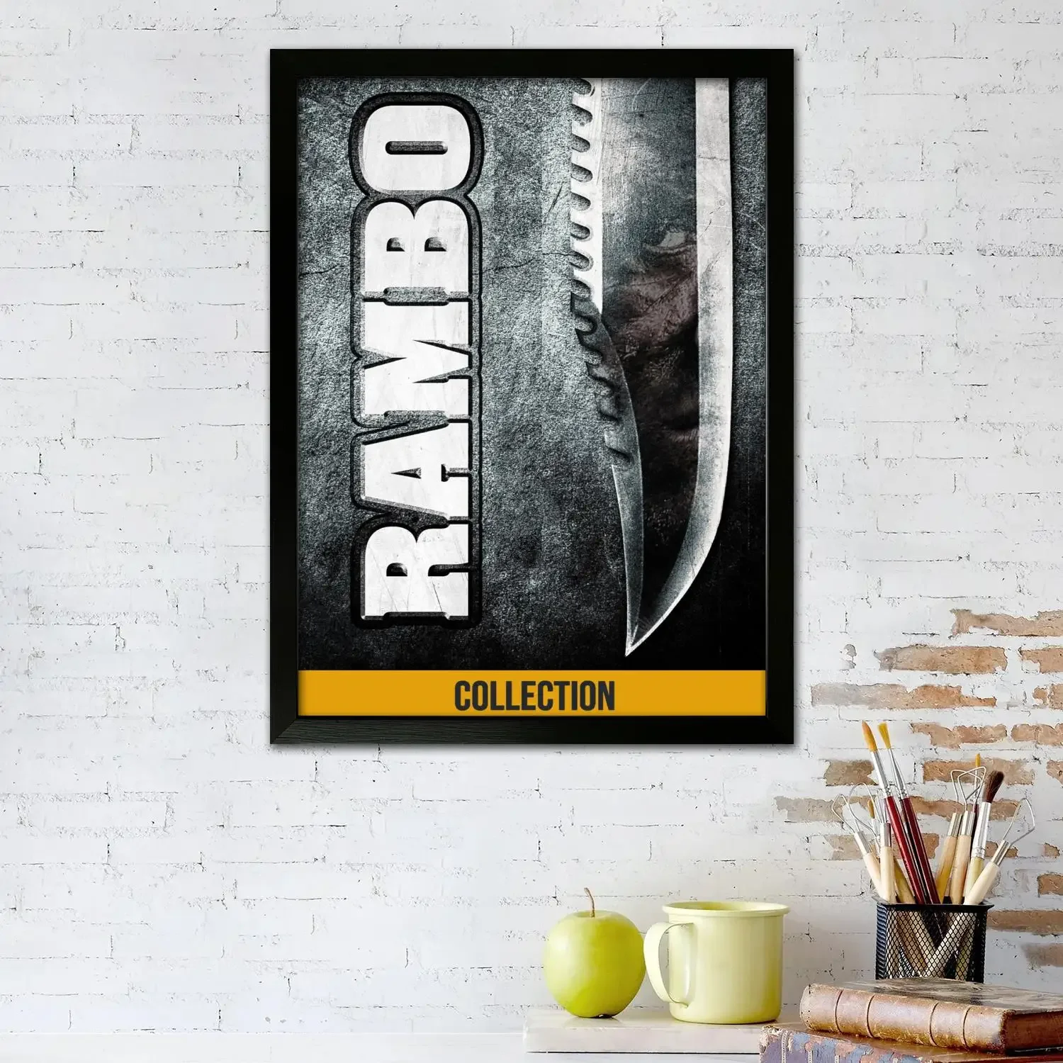 Rambo III (1988) First Blood Canvas Art Poster, Wall Art Picture Print, Modern Family Bedroom Decor Posters,Decorative painting