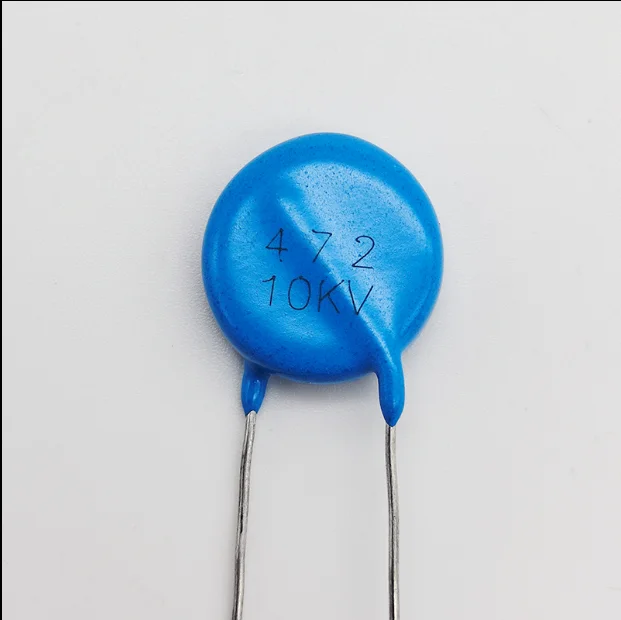 

10PCS High frequency blue ceramic chip capacitor 10KV 472K& 4700pF high-voltage power supply ceramic dielectric capacitor