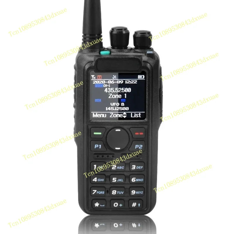 AT-D878UVII Plus Dual Band Bluetooth PTT Digital/Analog APRS RX & TX AES256 Ecryption USB-C Charge Walkie Talkie