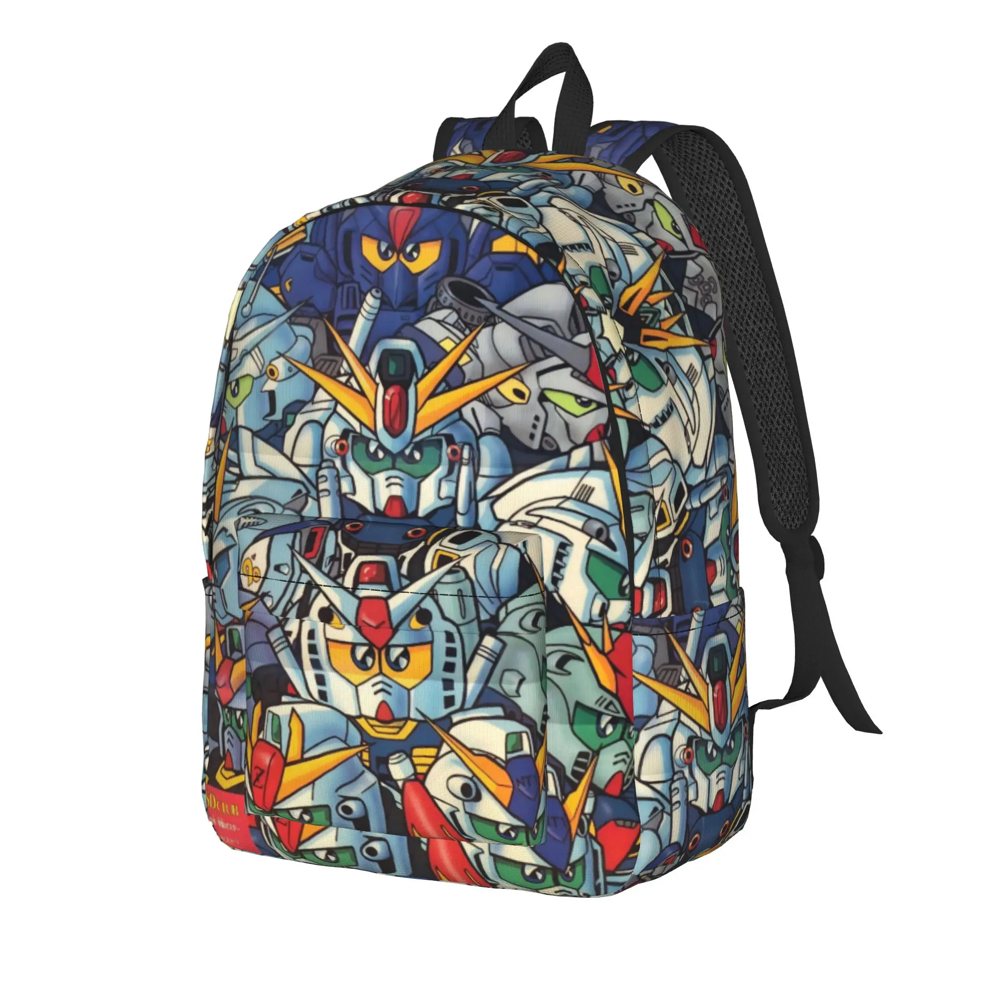 mobile suit gundams Teenage Backpack with Pocket High School Business  Daypack for Men Women Laptop Shoulder Bag