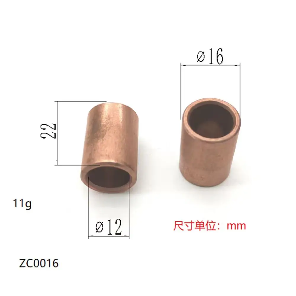 

2 шт. 12*16*22 Zc0016 содержит подшипники, самосмазывающиеся подшипники, подходящие для автомобильных стартеров, универсальный размер. Материал: медь.