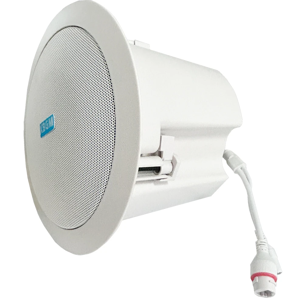 

Informacast Enabled SIP/VOIP/POE Network IP Ceiling Paging Speaker For PA Paging System