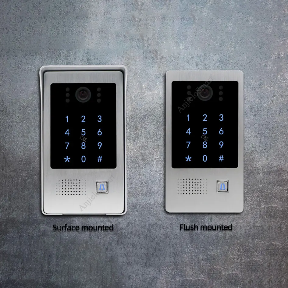 

Outdoor Doorbell Smart Home Tuya 1080P AHD WiFi Video Intercom Keypad/RFID Card Unlock Home Access Control System