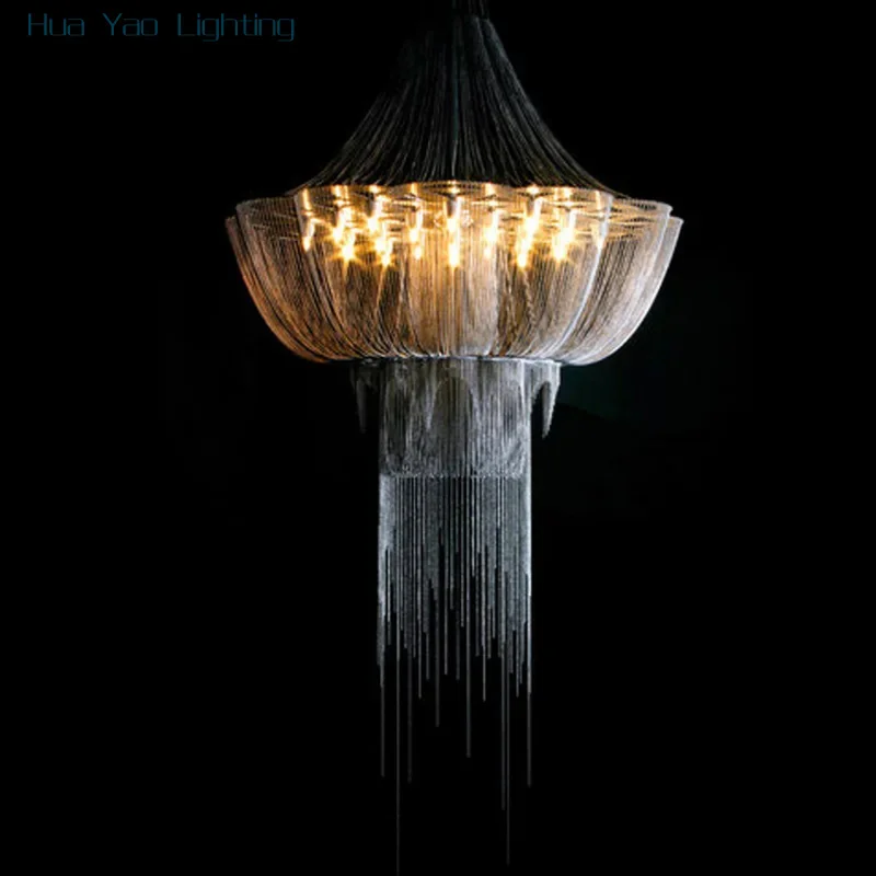Modern Chandelier Design For Duplex Living Spaces & Luxury Hospitality Lighting Projects 110v/220v