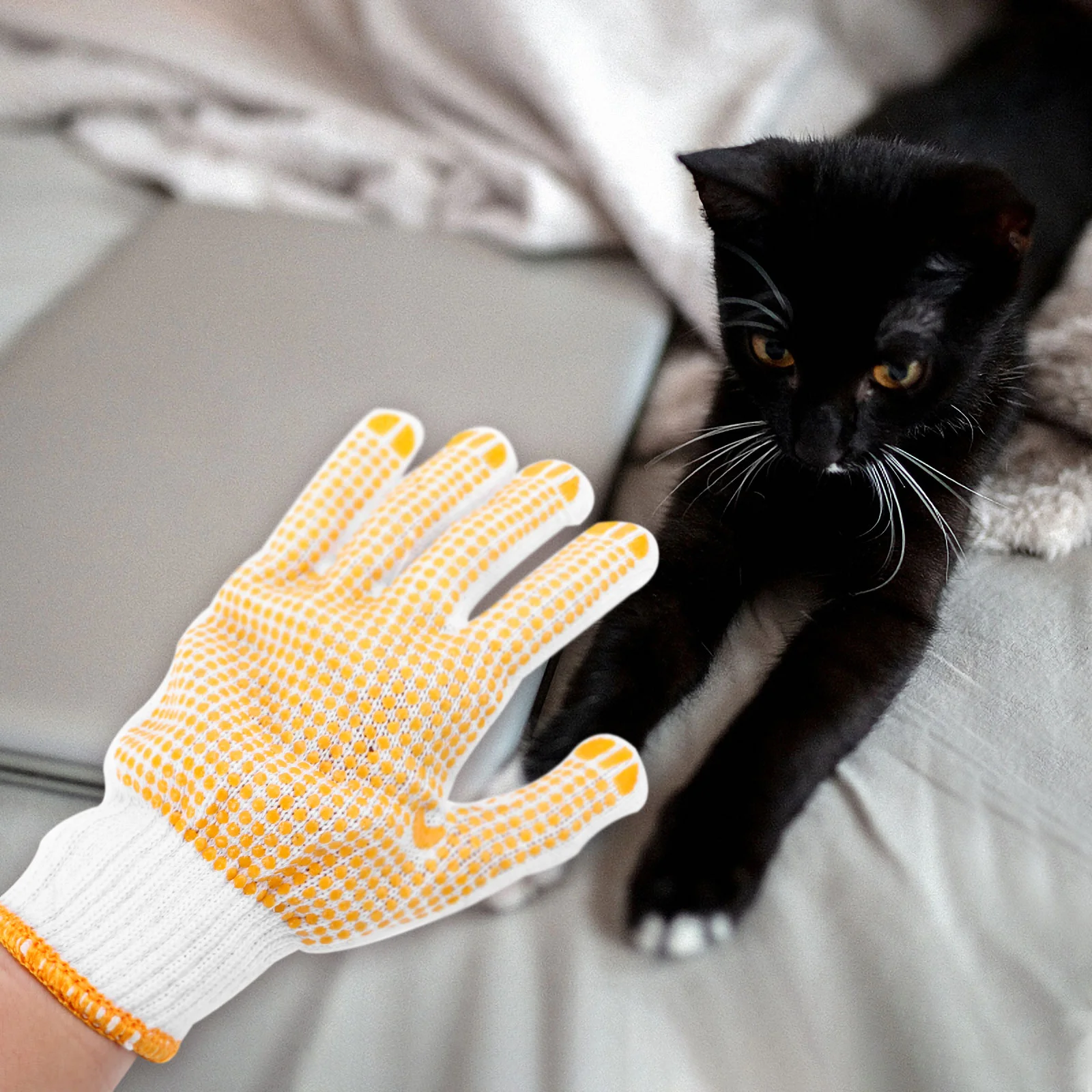 Cat Hair Brush Anti-scratch Glove Pet Bite Animals Handling Protection Gloves Anti-bite Work
