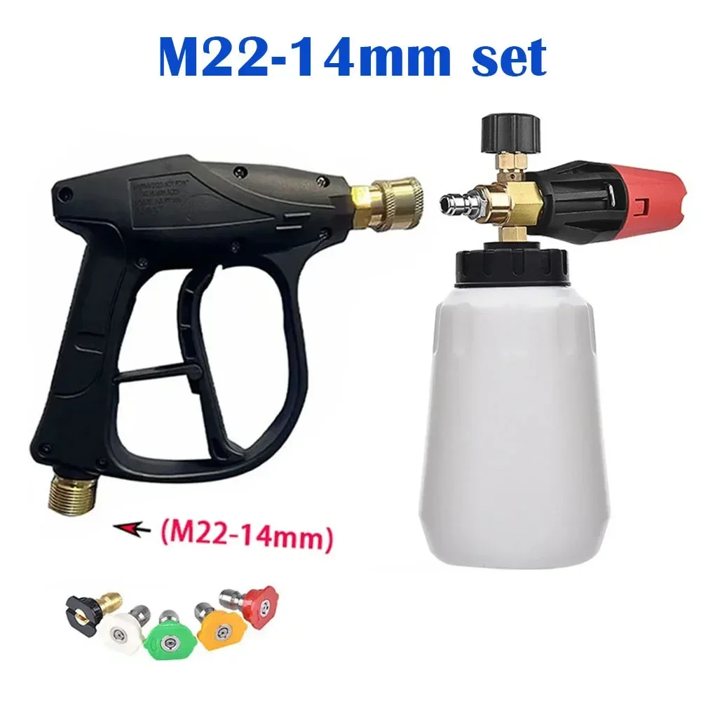 

Car Auto Wash Foam Gun High Pressure Auto Washer Snow Foam Lance Soap Foamer Deep Cleaning Water Gun Cleaning Tool