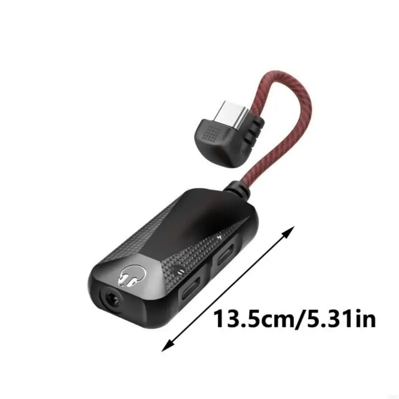 

Lightweight Gaming Converter Type C to 3.5mm Headphone Adapter for Commuting Travel and Home Entertainment N0HC