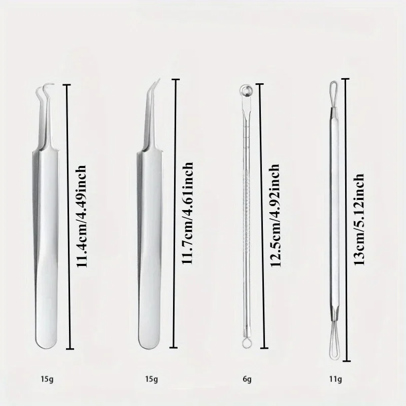 Een doos met gezichtsacne naald celjas set acne clip verwijdering mee-eter clip acne naald acne acne naald acne naald