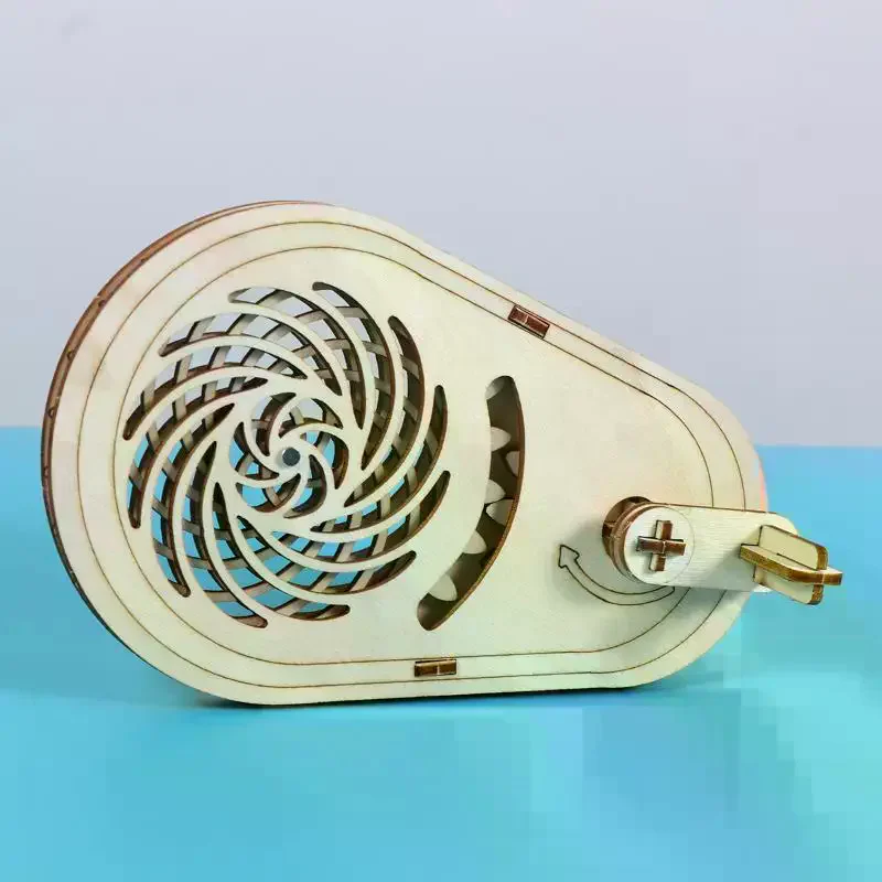 Kit de fabrication de toupie à illusion d'optique en bois, jouet scientifique éducatif STEM pour enfants, kit d'expérimentation scientifique fait main, kit d'assemblage DIY