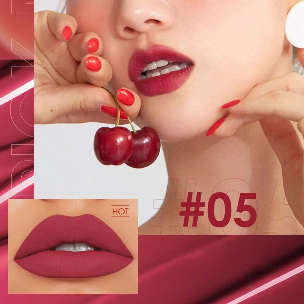 

Fashion Waterproof Liquid Lipstick Matte Long Lasting Mist Lip Glaze Silky Velvet Lip Gloss Travel