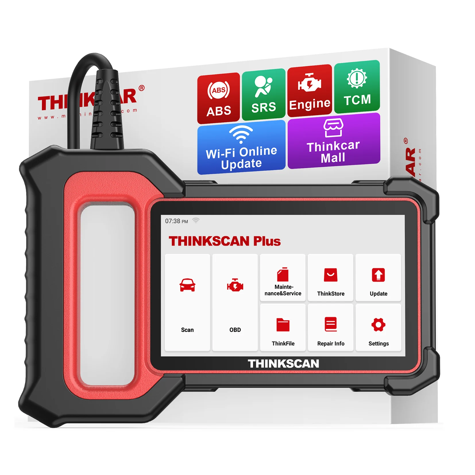 THINKSCAN Plus S5 universal Car Diagnostic Tools quality OBD2 Automotive Scanner Mulit-system Obd 2 Code Reader Scanner For Auto