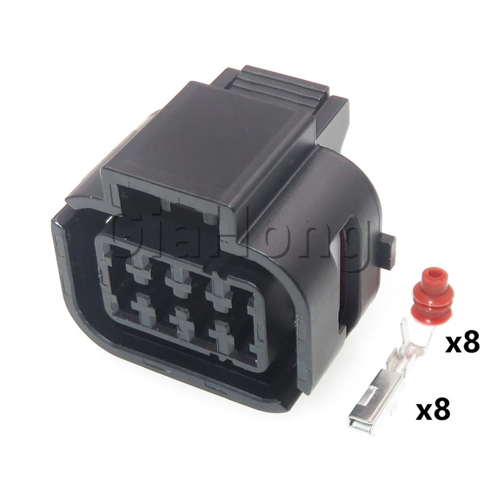 1 Set 8 Ways MG644345 AC Assembly Car Headlight Driver Wiring Waterproof Socket For Hyundai Elantra IX25 IX35 Kia