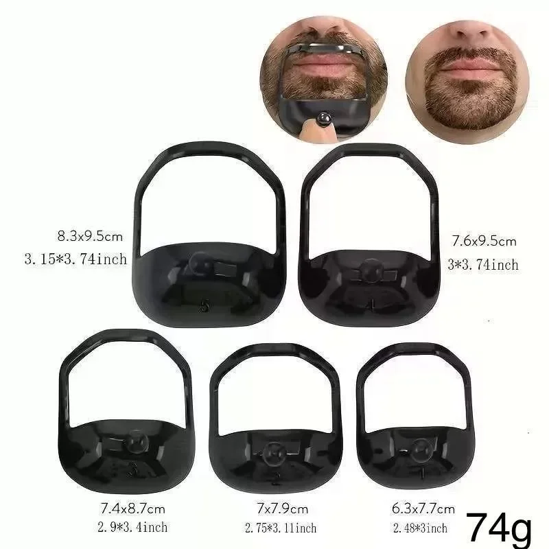 Beard Goatee Shaving Template Tool for Symmetric Trimming