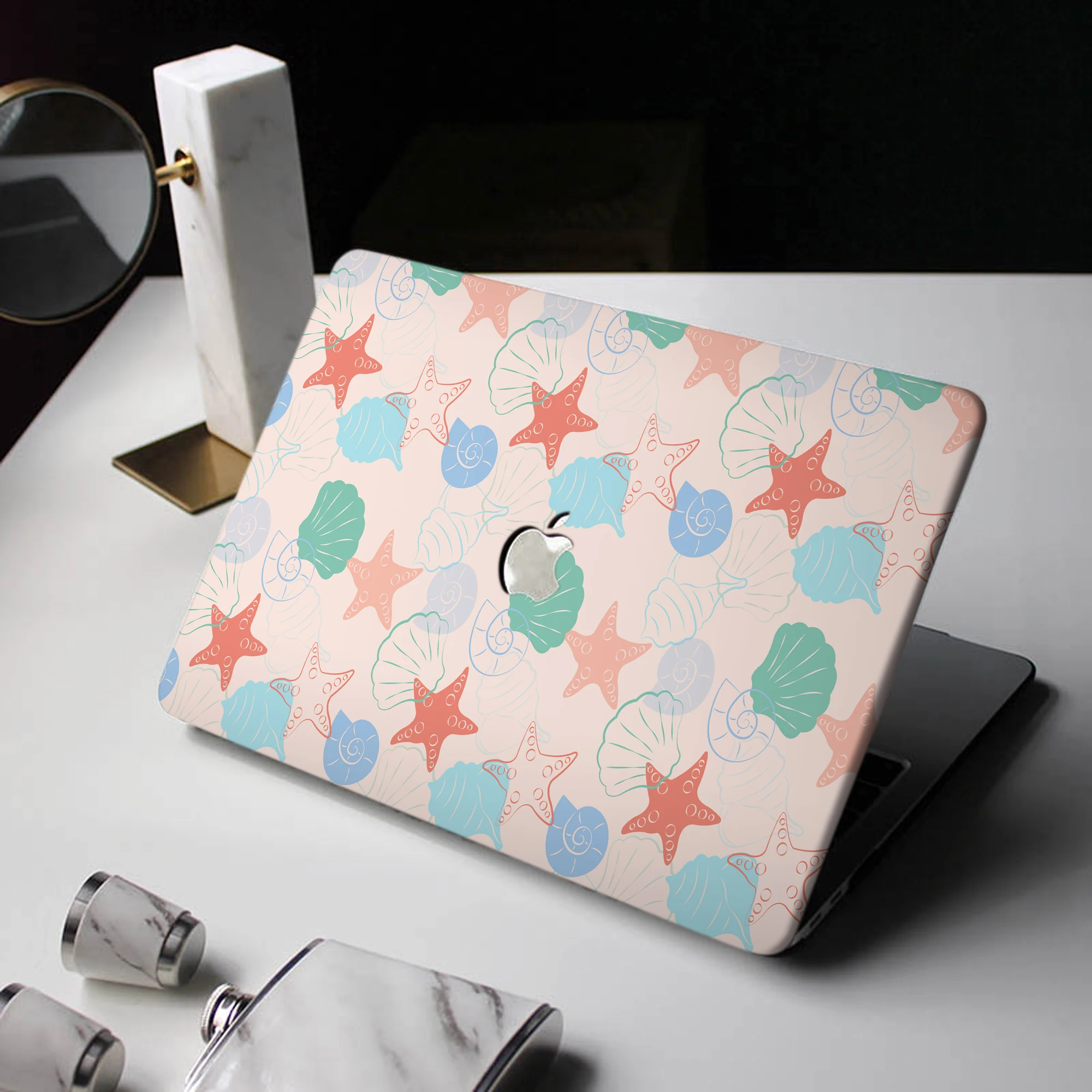 

Colorful Shellfish Laptop Case for Macbook Air 13 M2 2022 A2681 A2337 A2179 A2338 M1 Chip Pro A2289 Macbook A1466 Latest Version