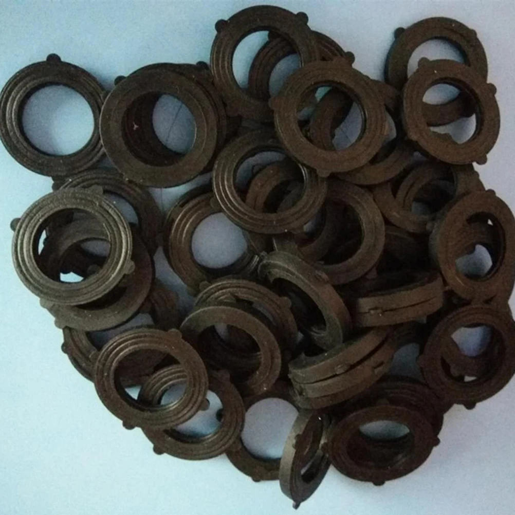 

20 PCS Hose Water Stop Washer Sealing Rings Toilet Silicone Gaskets Seals Black