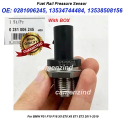NEW 0281006245 281006245 Fuel Rail Pressure Sensor 13534744484 13538508156 For BMW F01 F10 F18 X5 E70 X6 E71 E72 2011-2019