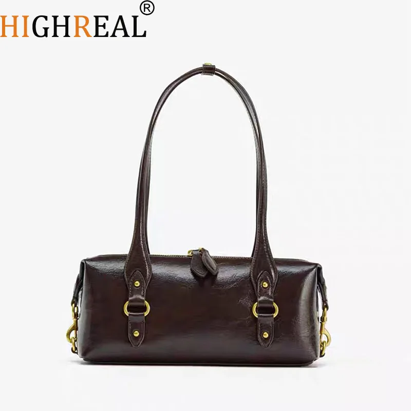 

Durable Leather Crossbody Bag For Women Fashionable Shoulder Handbag Designer Tote Purse Elegant Ladies Messenger Bag Luxury