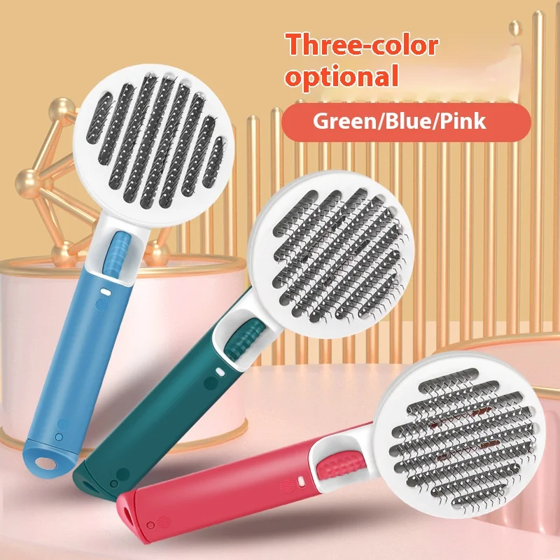 The New Pet Precision Mold Comb, Stainless Steel Needle Comb, Hair Removal Floating, Cat And Dog Grooming Comb, Custom Molding