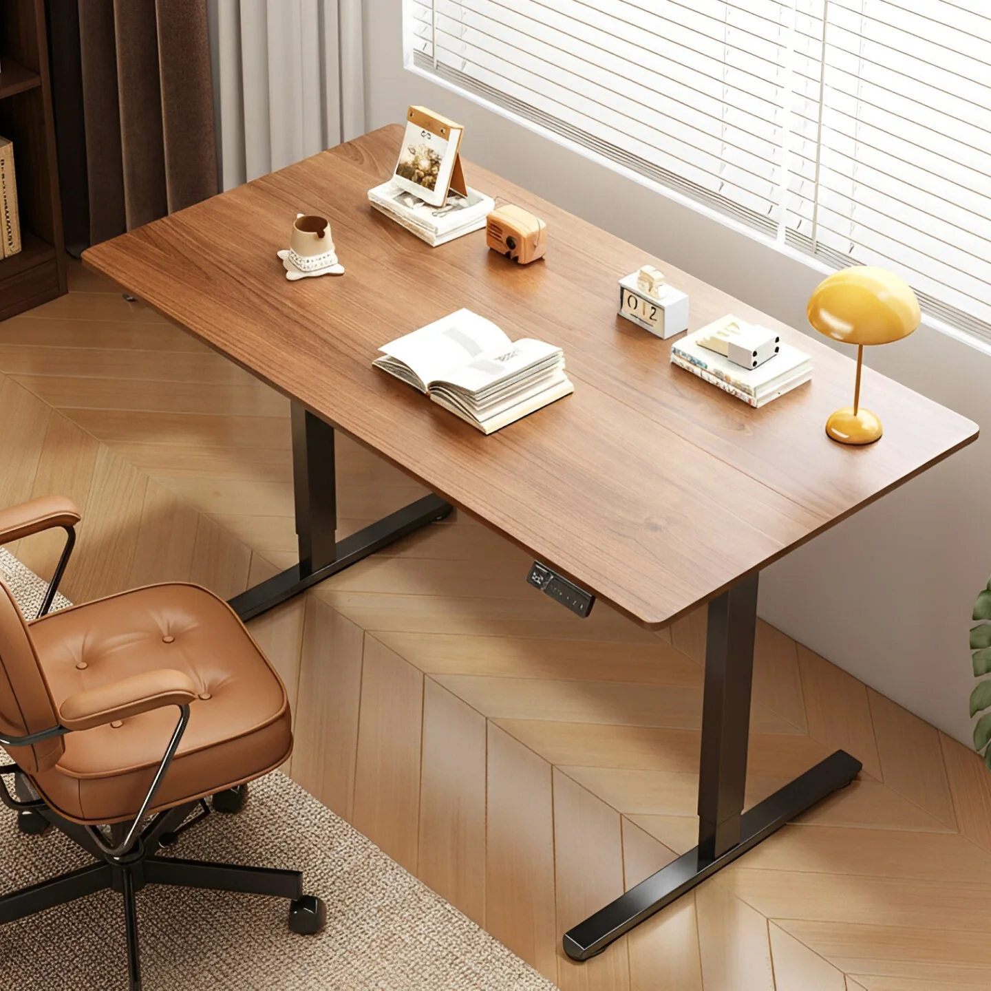Electric lifting smart computer goes to the living room, home learning e-sports desk, sub-workbench