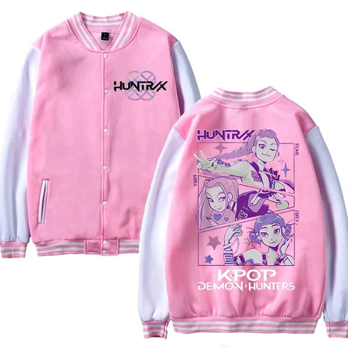 Chaqueta K-Pop de película de Anime para mujer/hombre, ropa de calle de moda Harajuku, uniforme de béisbol, personajes de película, ropa para exteriores