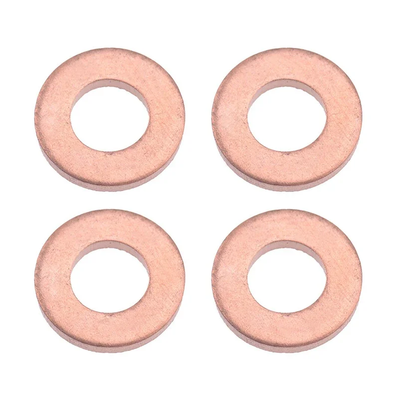 Car Fuel Injector Seal Washer O Ring Set for Citroen Peugeot 6C1Q-6K780-AB Auto Valve Cover Fuel Repair Replace Kit Parts
