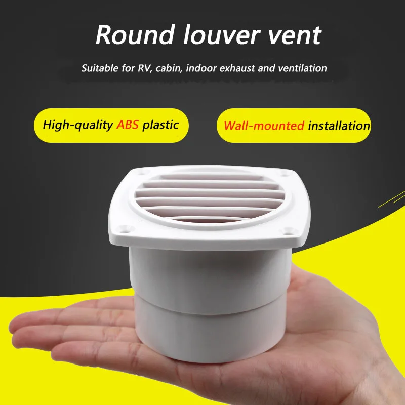 

Вентиляционная крышка Вентиляционный порт Вентиляционное отверстие Круглая жалюзи Вентиляционный порт Водонепроницаемый для автофургонов и яхт