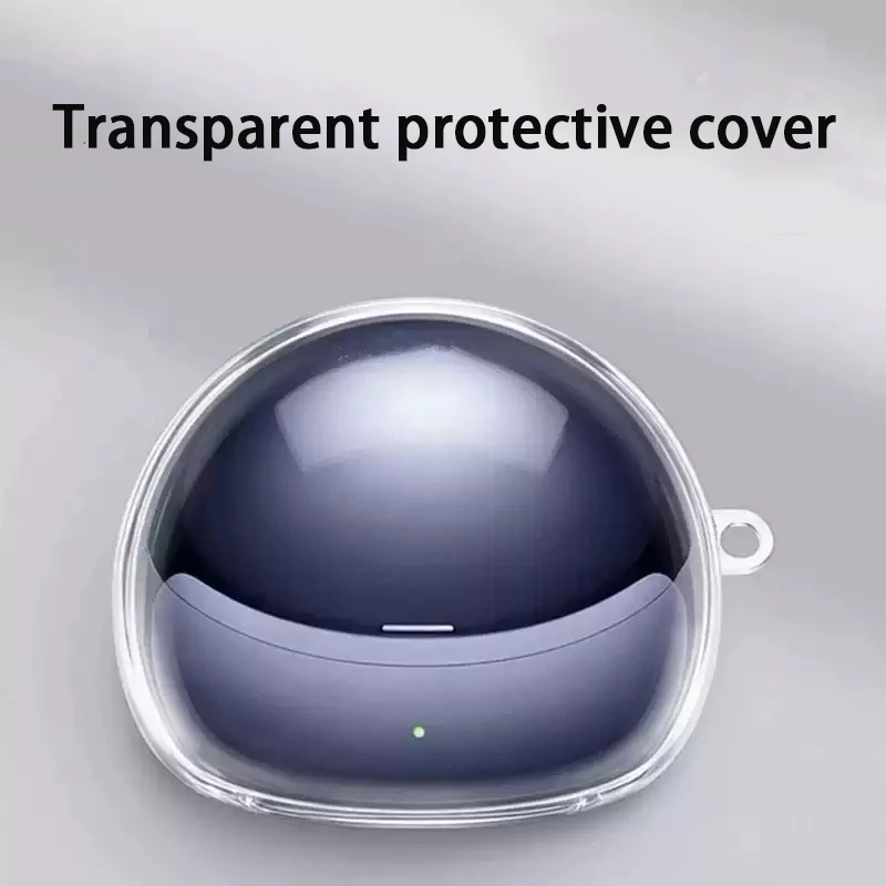 For Huawei FreeClip 2 Collector's Edition headset protective case for Ear Clip Earphones - Transparent TPU anti-drop soft cover