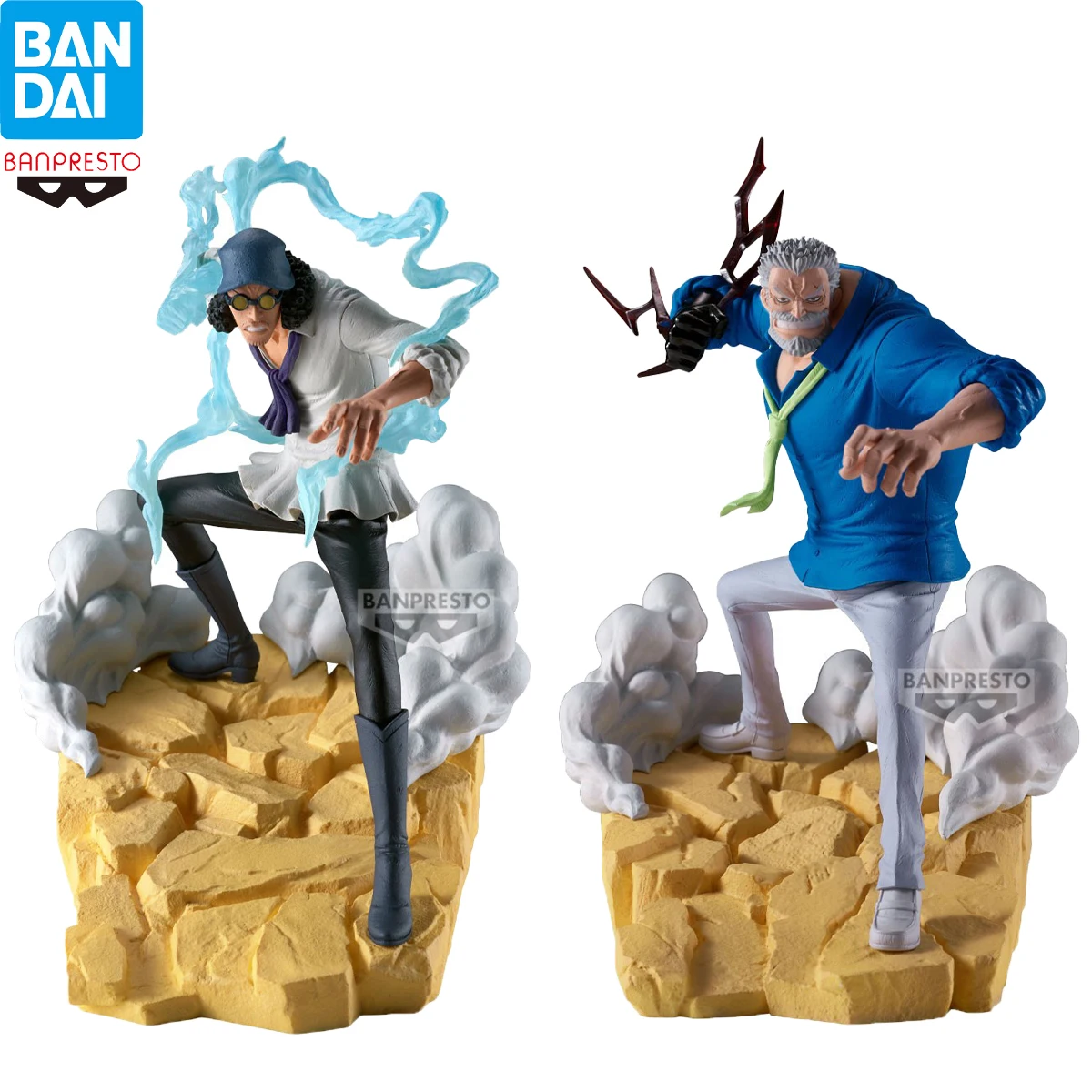 

Original BANDAI Banpresto Senkozekkei Monkey D Garp Kuzan One Piece Anime Figure 19cm Collectible Model Toy Gift