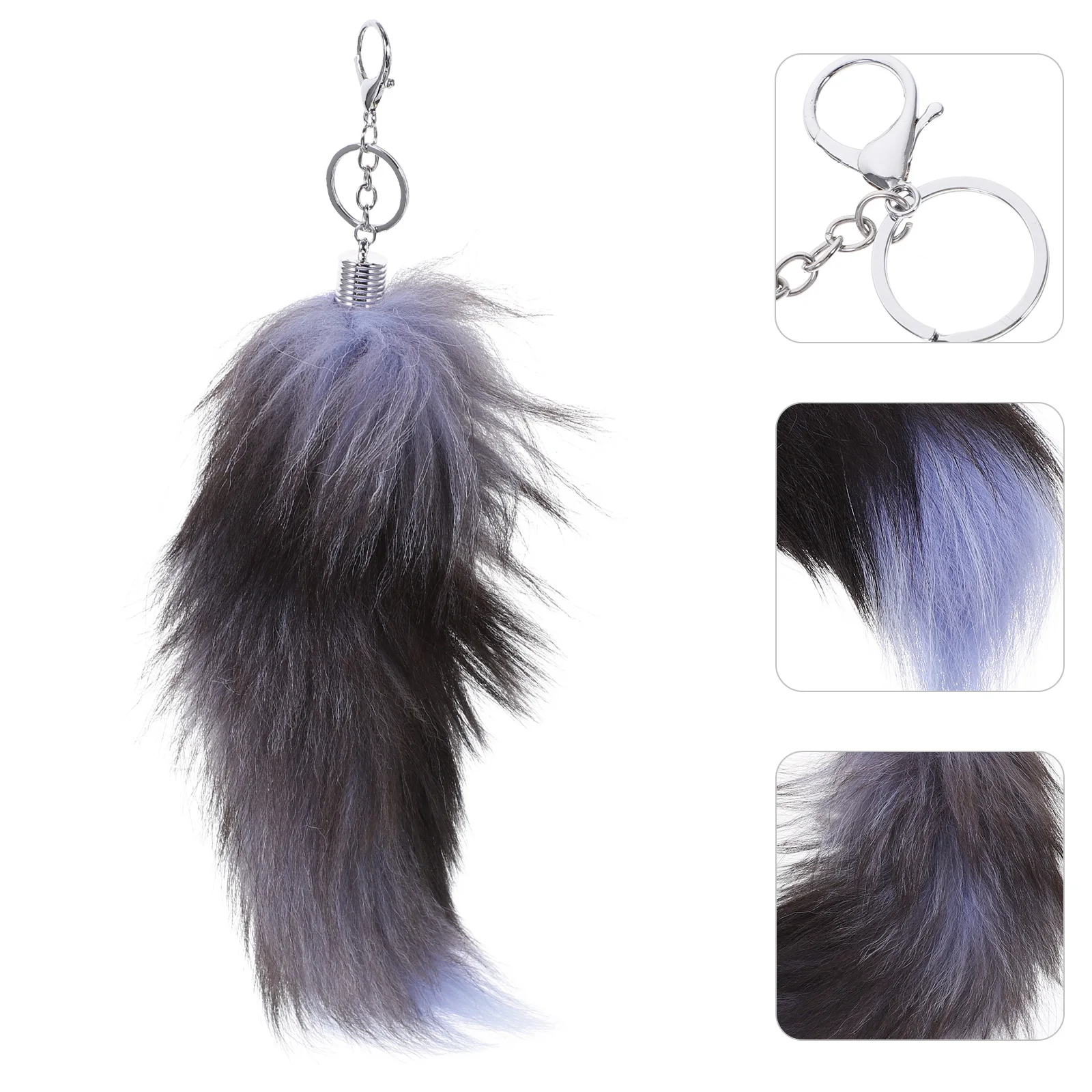 

Long Hairy Tail Key Chain Unique Bag Pendant Excellent Detailing Add Charm to Your Accessories Christmas Birthday Gift Option