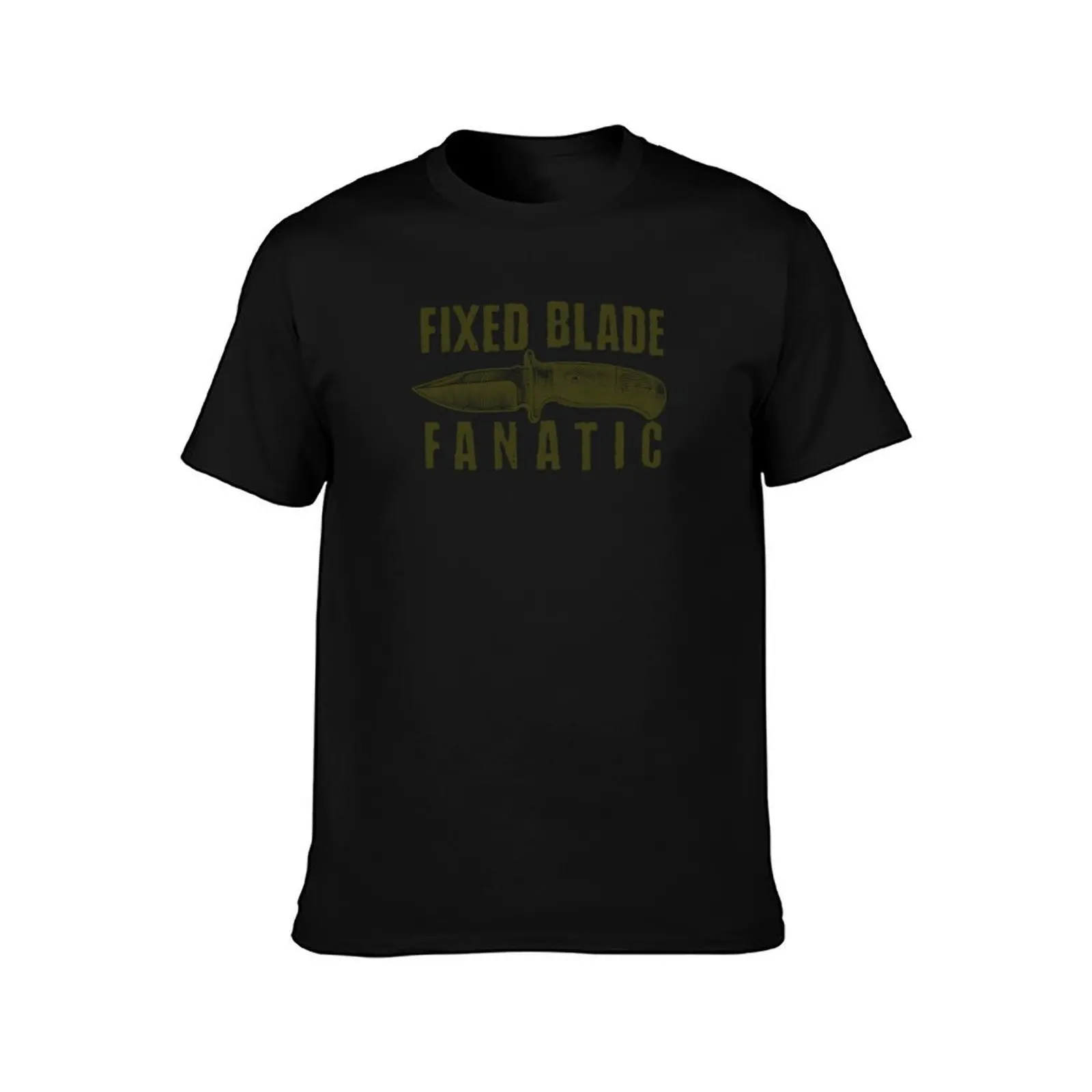 Fixed Blade Fanatic - Everyday Carry (EDC) T-Shirt Summer Casual Cotton Tee Oversized Streetwear Tops Vintage Graphic Print