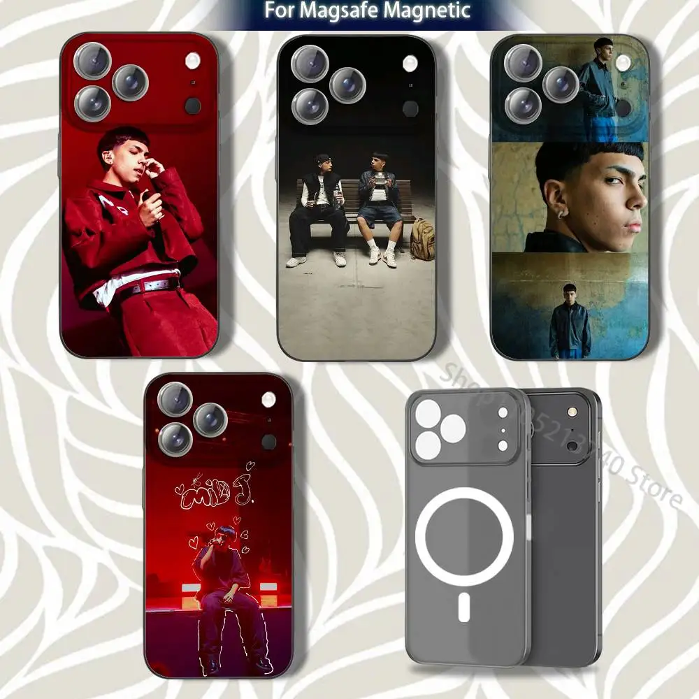 

Singer M-MiloS J COOL Phone Case For iPhone 16,14,11,17,13,15,12,Air,Plus,Pro,Max,E,Mini Grey Frosted for MagSafe Magnetic