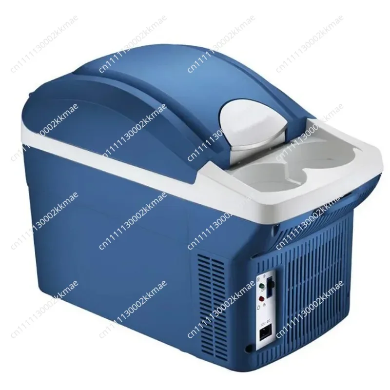 Durable  Cold and Warm Box Car Home Dual-purpose Refrigerator Household Refrigeration Refrigeration 8-liter Car Refrigerator