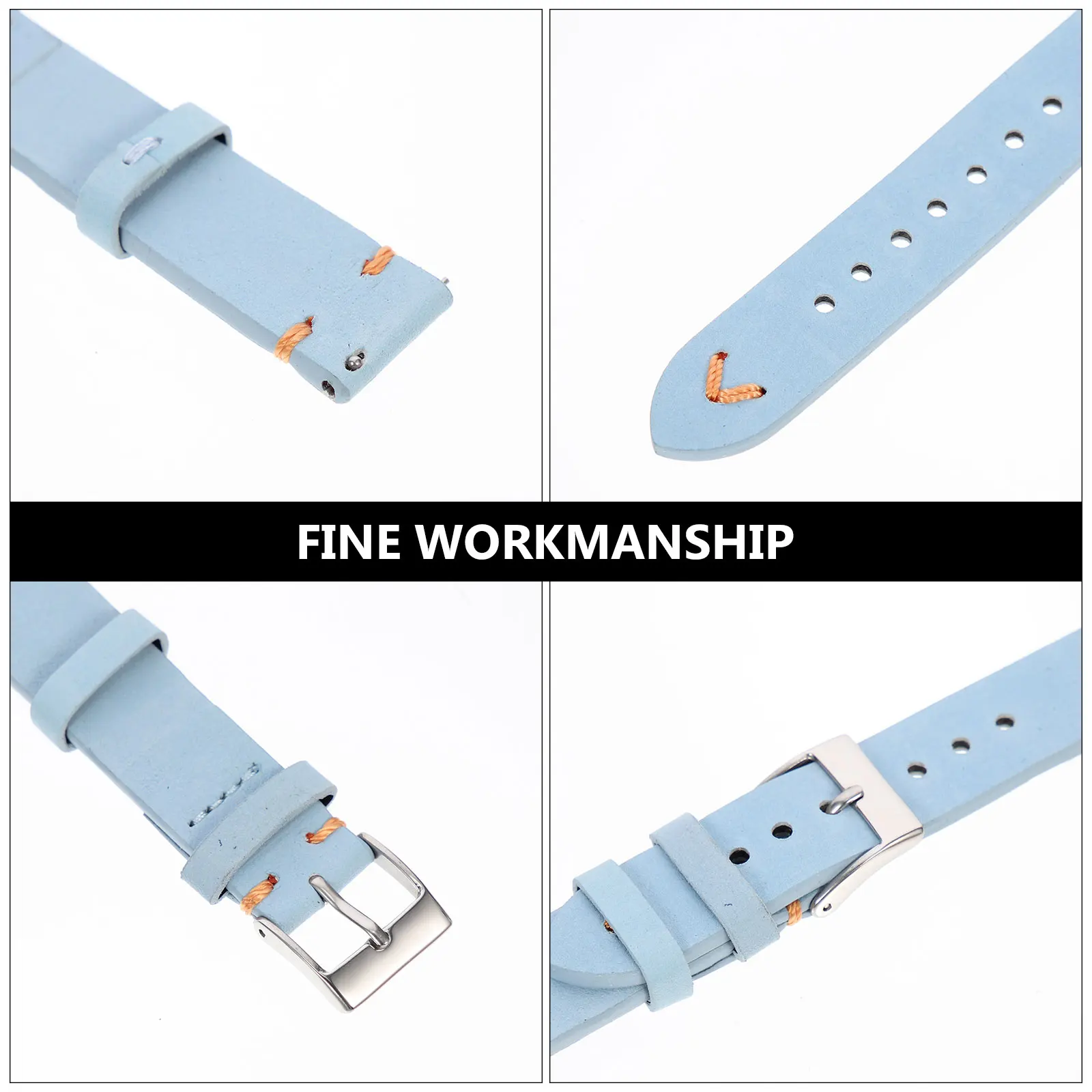 

Watch Straps Replacement Buckle Elegant Strap Lightweight Thin Breathable Comfortable Delicate Steel