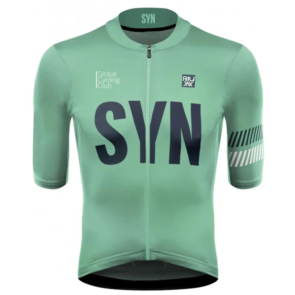 SYN Raudax  Summer Cycling Jersey Sets Outdoor Mountain Bike Breathable Sportwears Short Sleeves Road Bike Cycling Clothing